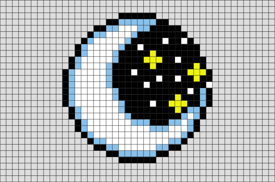 moon pixel art pixel art moon crescent night sky stars pixel 8bit