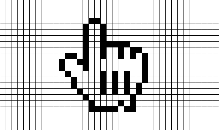 Mouse Pointer Pixel Art – BRIK