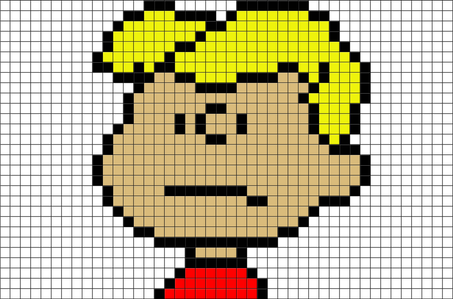 Peanuts Schroeder Pixel Art – BRIK