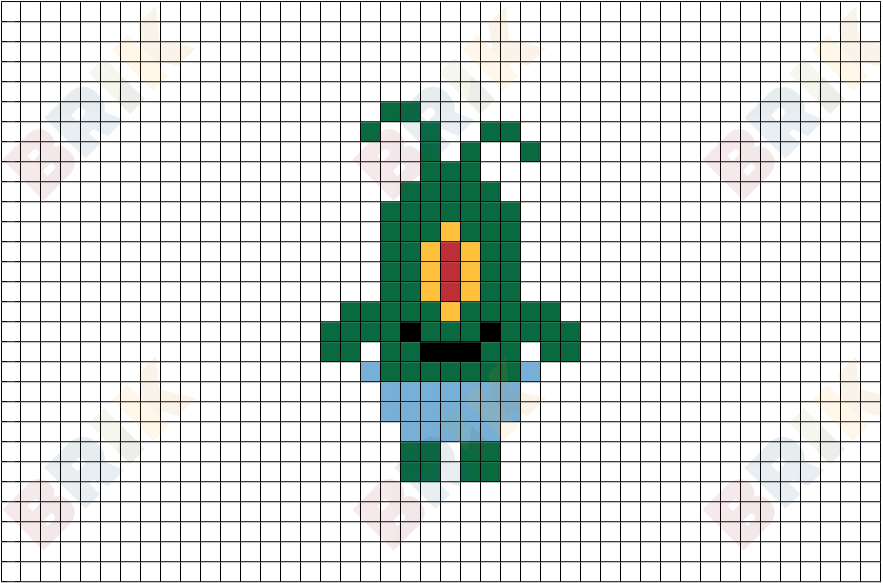 Plankton Pixel Art – BRIK