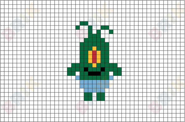 Plankton Pixel Art – BRIK