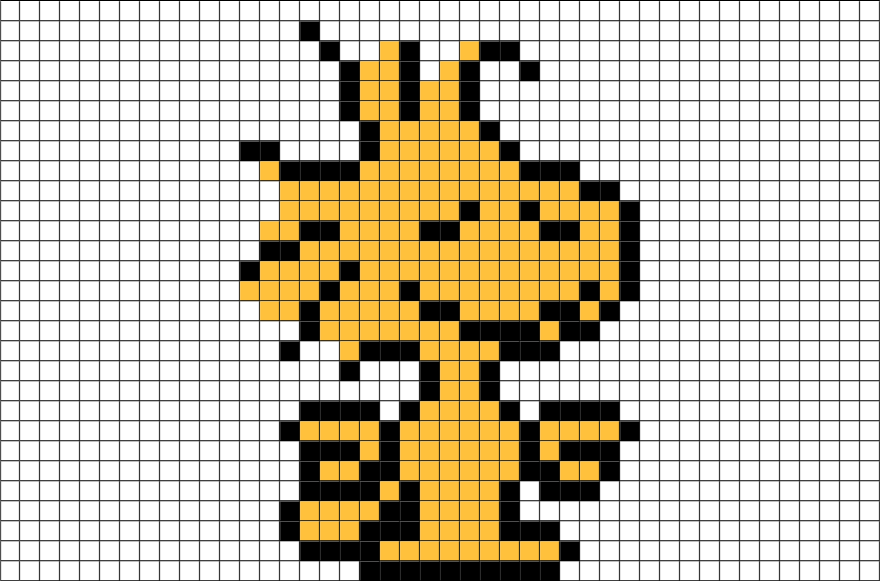 Woodstock Pixel Art – BRIK