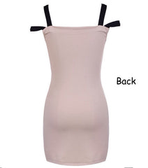Black and Nude Bodycon Dress