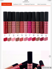 Nyx , Soft Matte Lip Cream