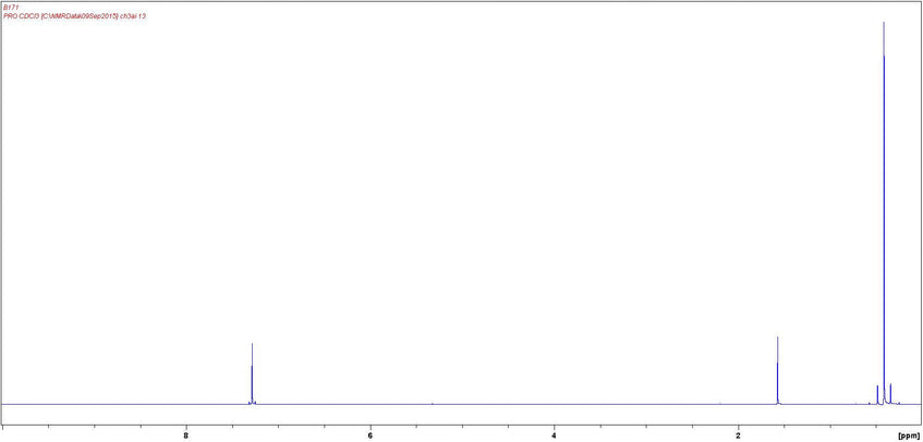 1H NMR bis-trimethylstannyl-thienothiophene