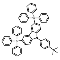 Chemical structure of CzSi