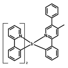 Chemical structure of Ir(ppy)2(bpmp)