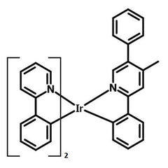 Chemical structure of Ir(ppy)2(bpmp)