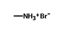 chemical structure of MABr, Methylammonium bromide