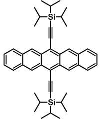 TIPS Pentacene structure