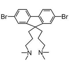 chemical structure of dibromo-fluorene-diyl-bisdimethylpropan-amine cas number 673474-73-2