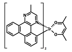 Ir(MDQ)2(acac) structure