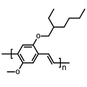 Chemical structure of MEH-PPV