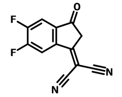 IC-2F,  2-(5,6-difluoro-3-oxo-2,3-dihydro-1H-inden-1-ylidene)malononitrile, 2083617-82-5