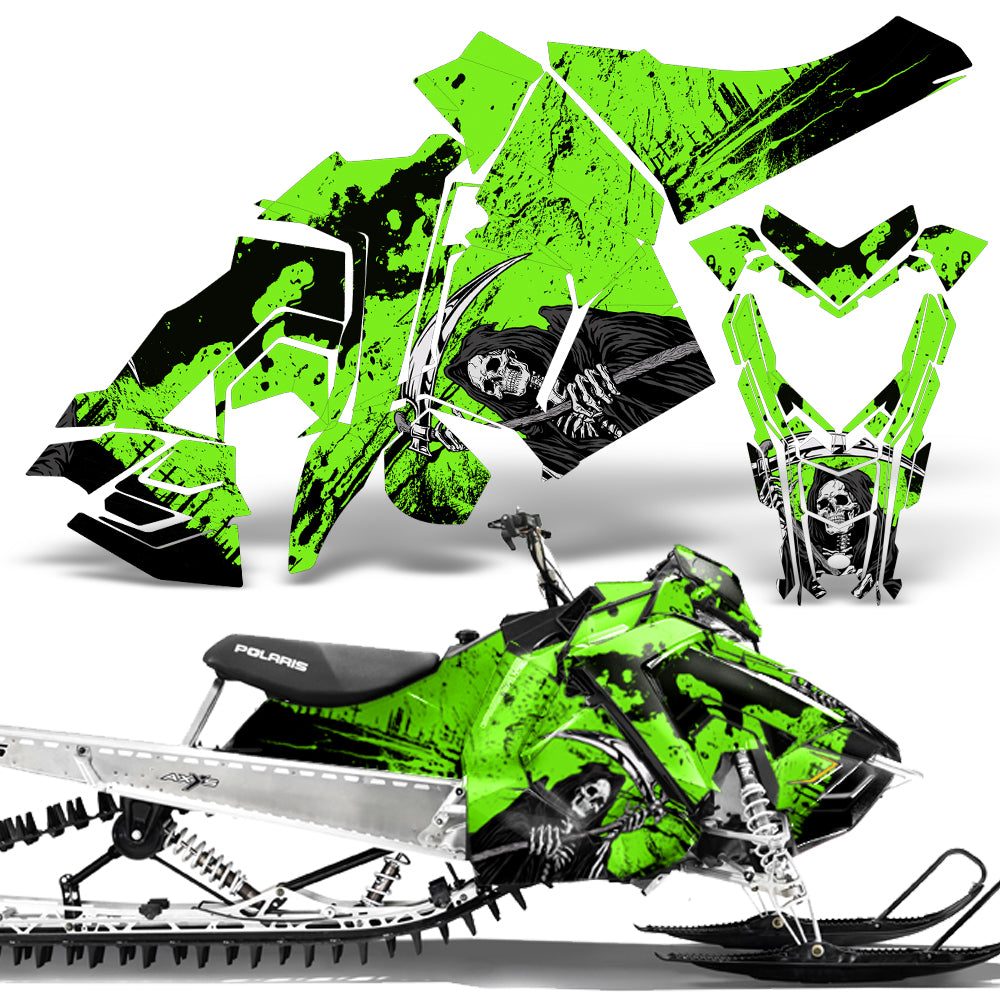 Polaris Axys Pro Rmk Sks 2015 2020 Sled Snowmobile Wrap Graphic Kit Wholesale Decals