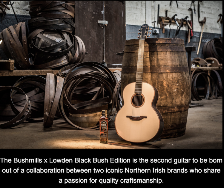 Bushmills X Lowden Guitar at guitar gallery