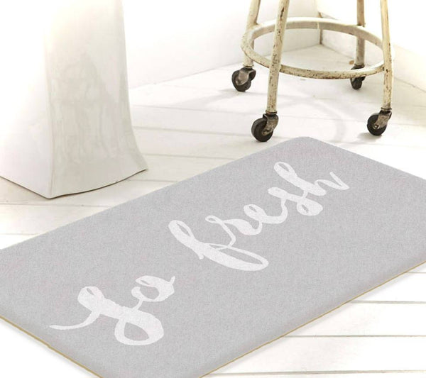 So Fresh And So Clean Clean Bathroom Rug Bath Mat Grey Bath Mat