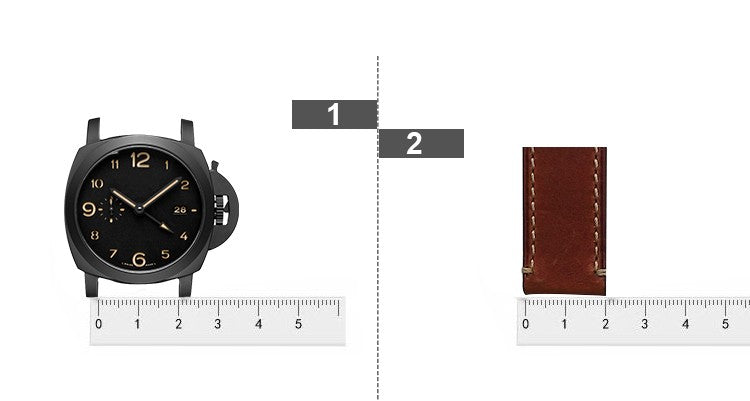 Watch strap size guide