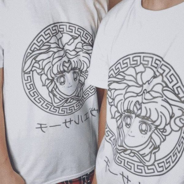 sailor moon versace shirt