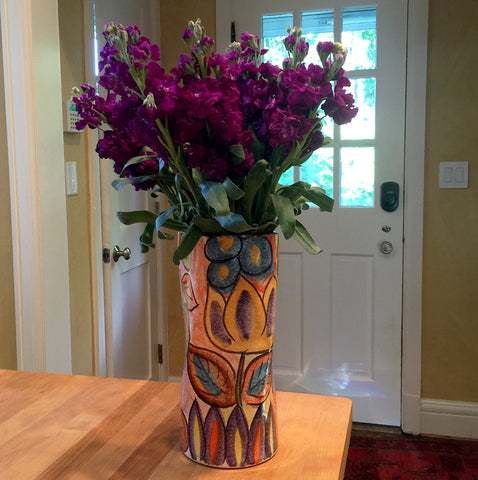 Amor Vase With Flowers