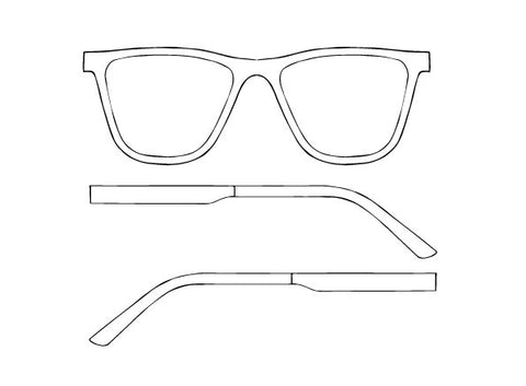 Wooden sunglasses design