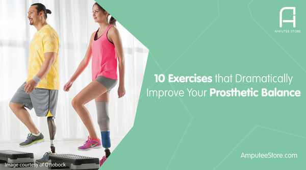 These 10 exercises dramatically improve your balance while wearing your prosthesis.