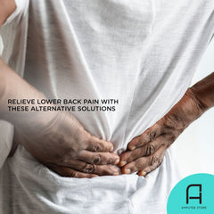 A man suffers from lower back pain and wonders if there are alternative solutions to relieve the pain.