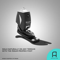 Ossur Proprio Foot lets you walk naturally on any terrain.