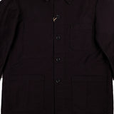 Chore Jacket - French Moleskin - Black