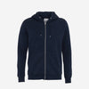 Classic Organic Zip Hoodie - Navy Blue