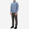 Lambswool Roll Neck Jumper - Infinity Blue