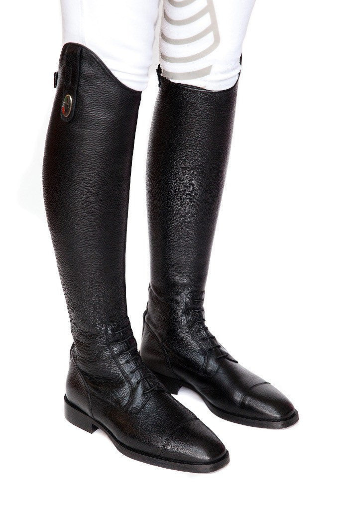 stretch riding boots