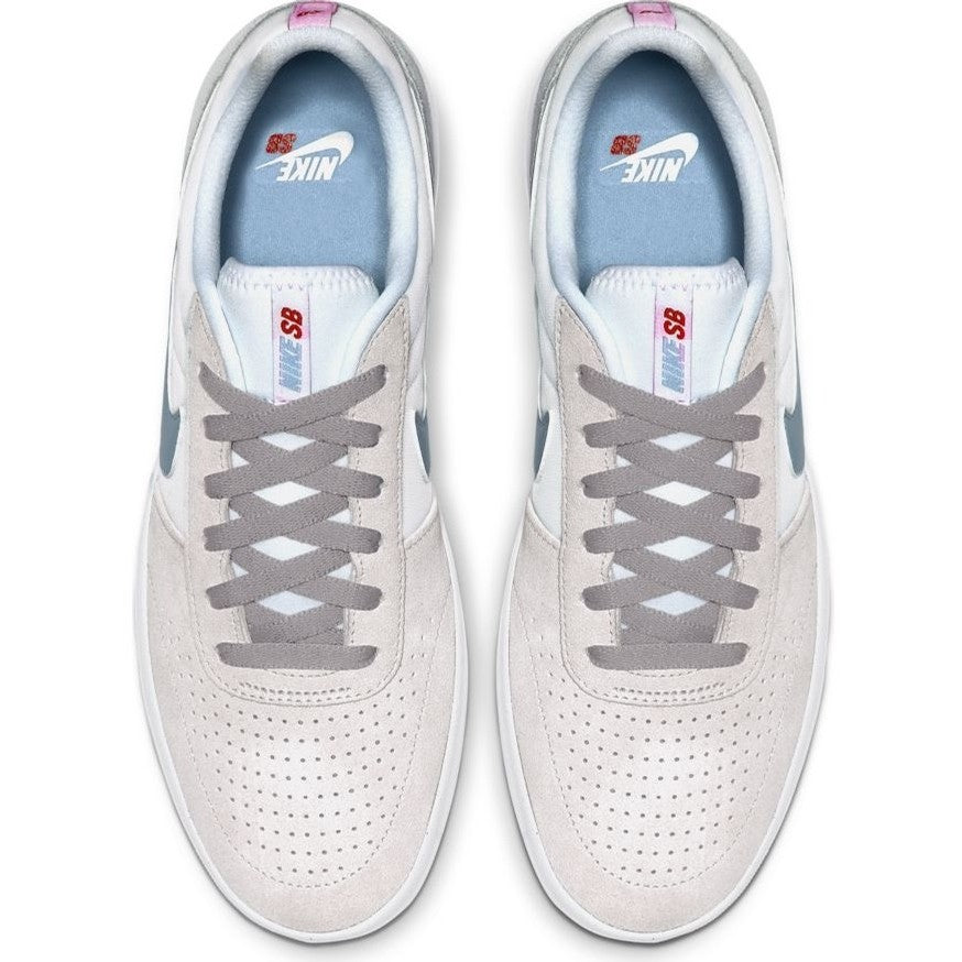 nike sb team classic vast gray & white shoes