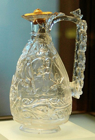 crystal quartz jug gold from the Louvre, Paris