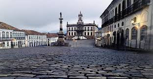 Ouro Preto historical village in Minas Gerais Brazil