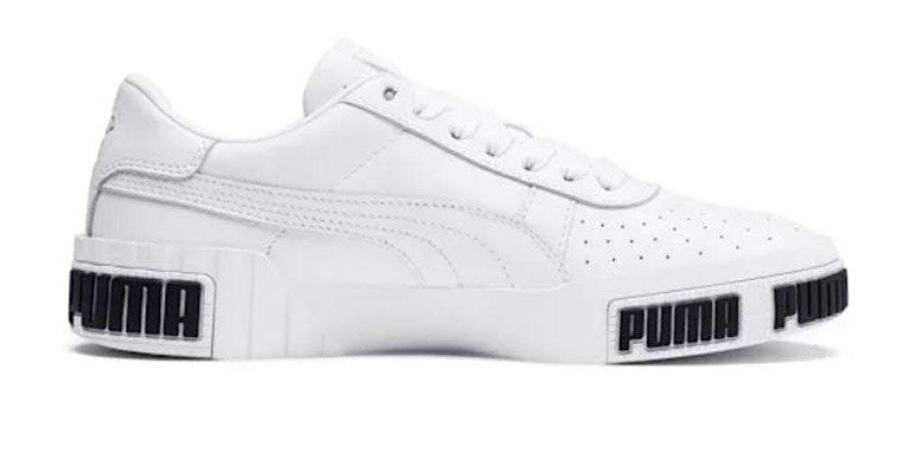 puma women's white and gold shoes