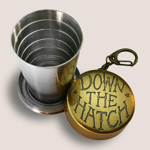 Portable Shot Glass - Down The Hatch