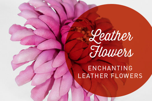 D14 ENCHANTING LEATHER FLOWERS by Cherryl McIntyre | Hat Academy
