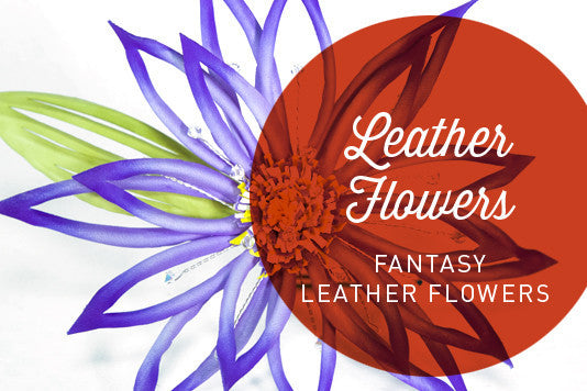 D13 - Fantasy Leather Flowers by Cherryl McIntyre | Hat Academy