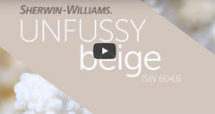 unfussy beigh video shermin-williams