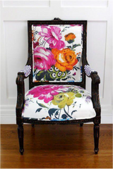 Floral chair design