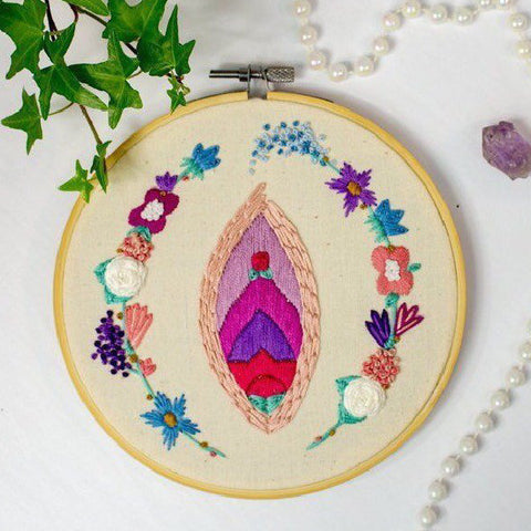 Yoni Embroidery Art