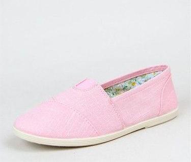 Object Light Pink Flats - Craze Fashion