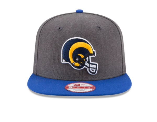 Men's New Era Graphite Los Angeles Rams Throwback Logo Storm Low