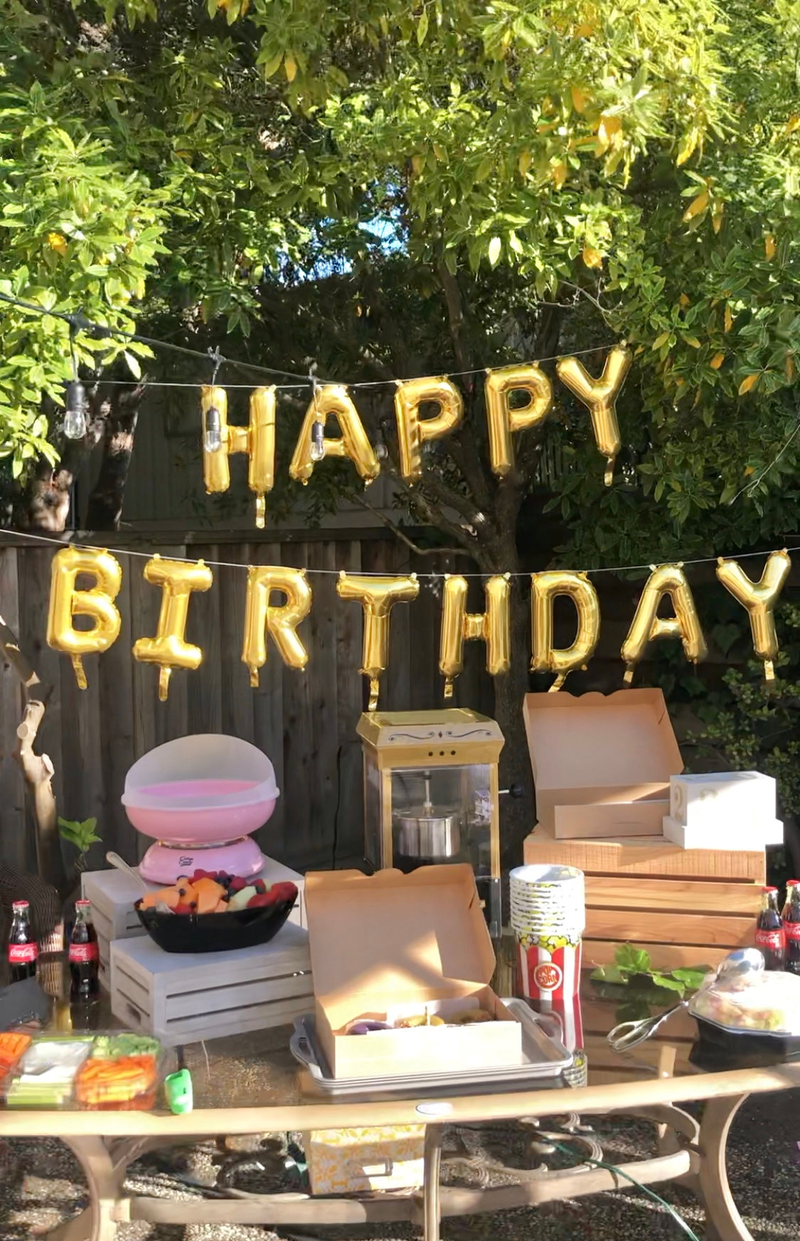 Outdoor Movie Night Ideas - Backyard Birthday Ideas - Pretty Collected