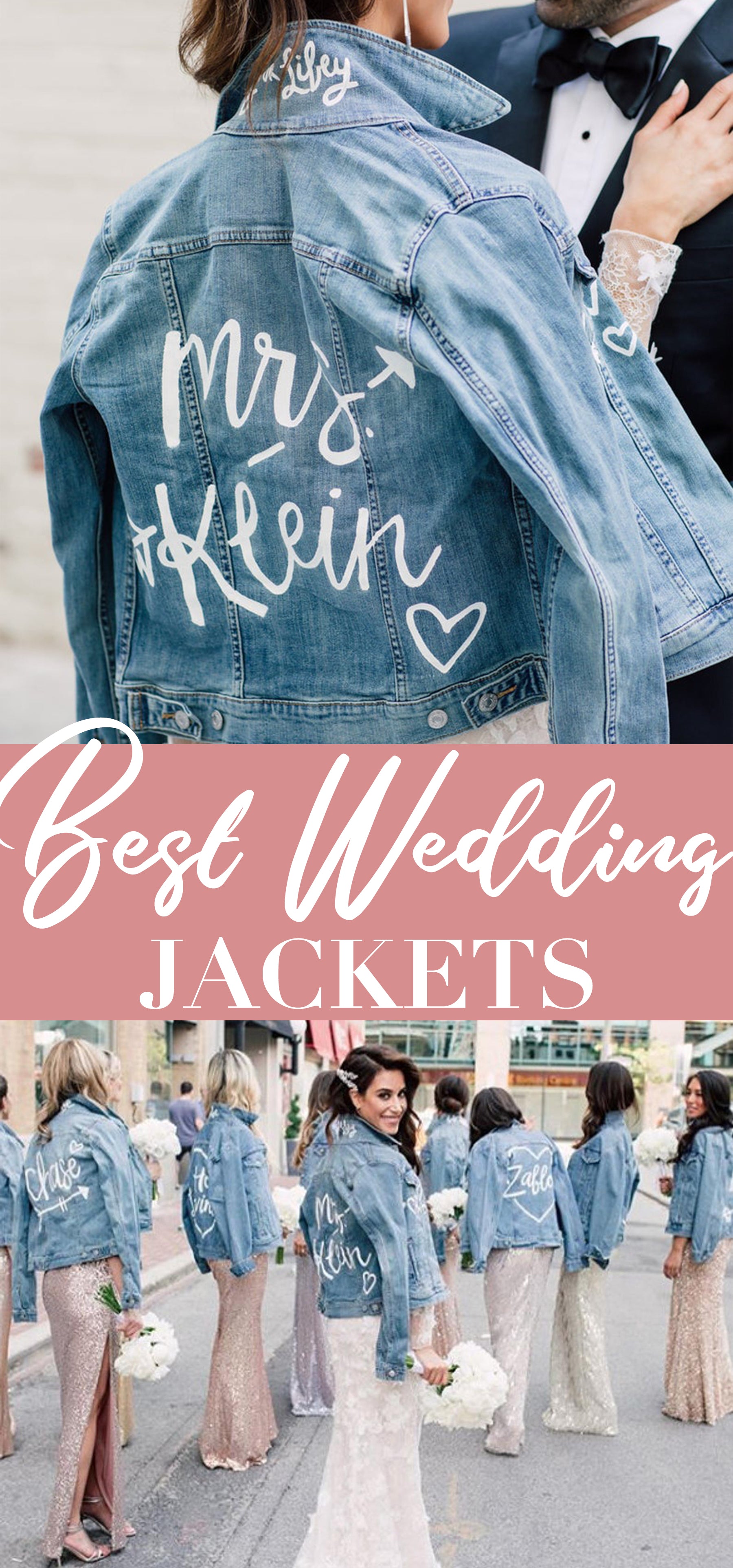 Best Wedding Jackets - Bridal Wedding Jackets - Bride and Bridesmaids Jackets - Pretty Collected