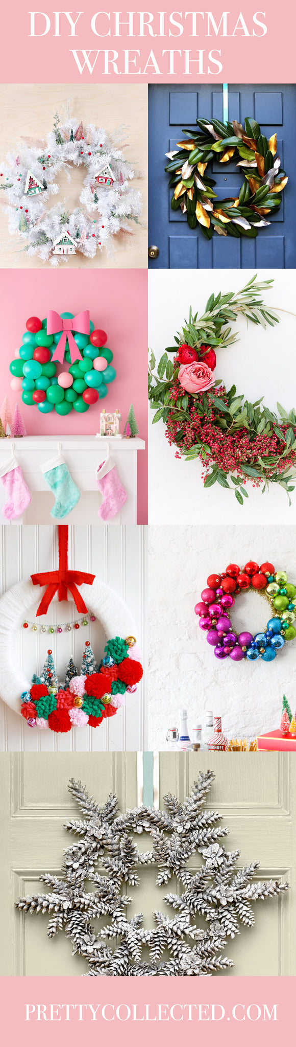 DIY Christmas Wreaths - 10 Best DIY Christmas Wreaths - Pretty Collected