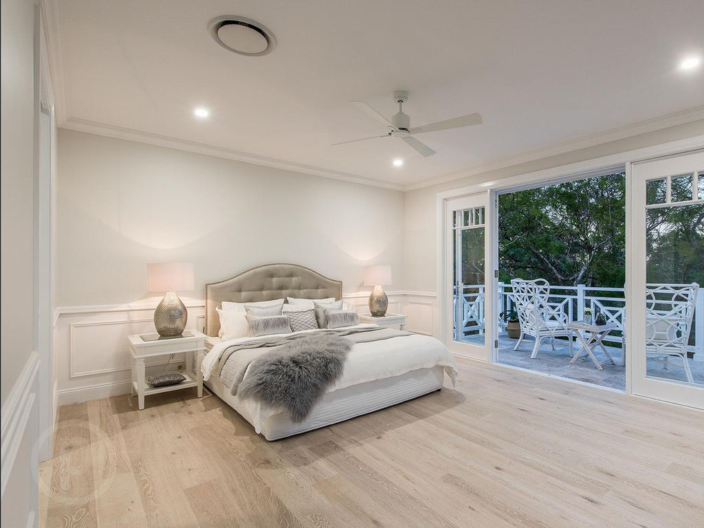 Hamptons style master bedroom 167 Simpsons Rd Bardon Queensland