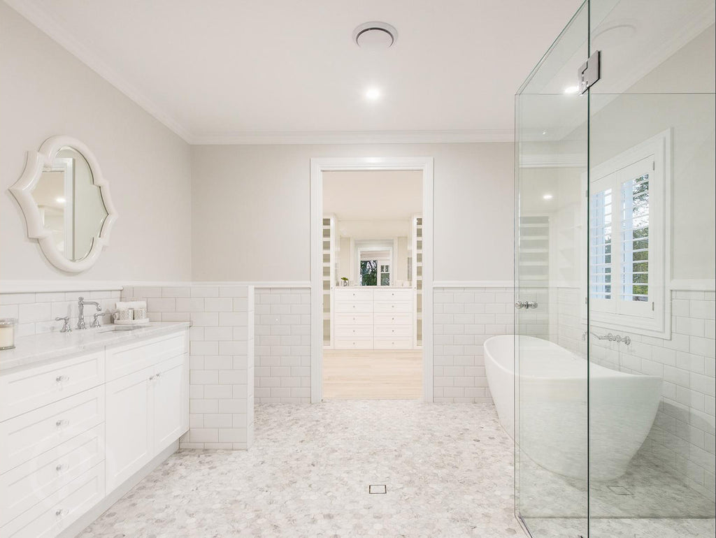 Hamptons style master ensuite and dressing room 167 Simpsons Rd Bardon Qld