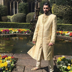 Gold Sherwani